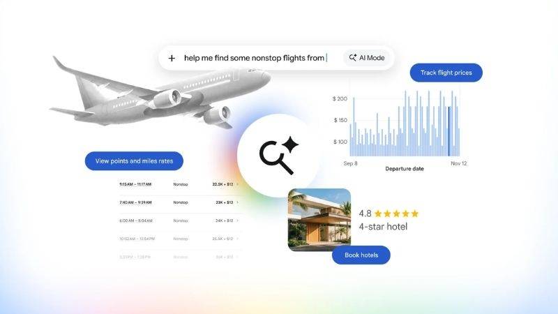 Google suma nuevas funciones con IA para facilitar la planificación de viajes