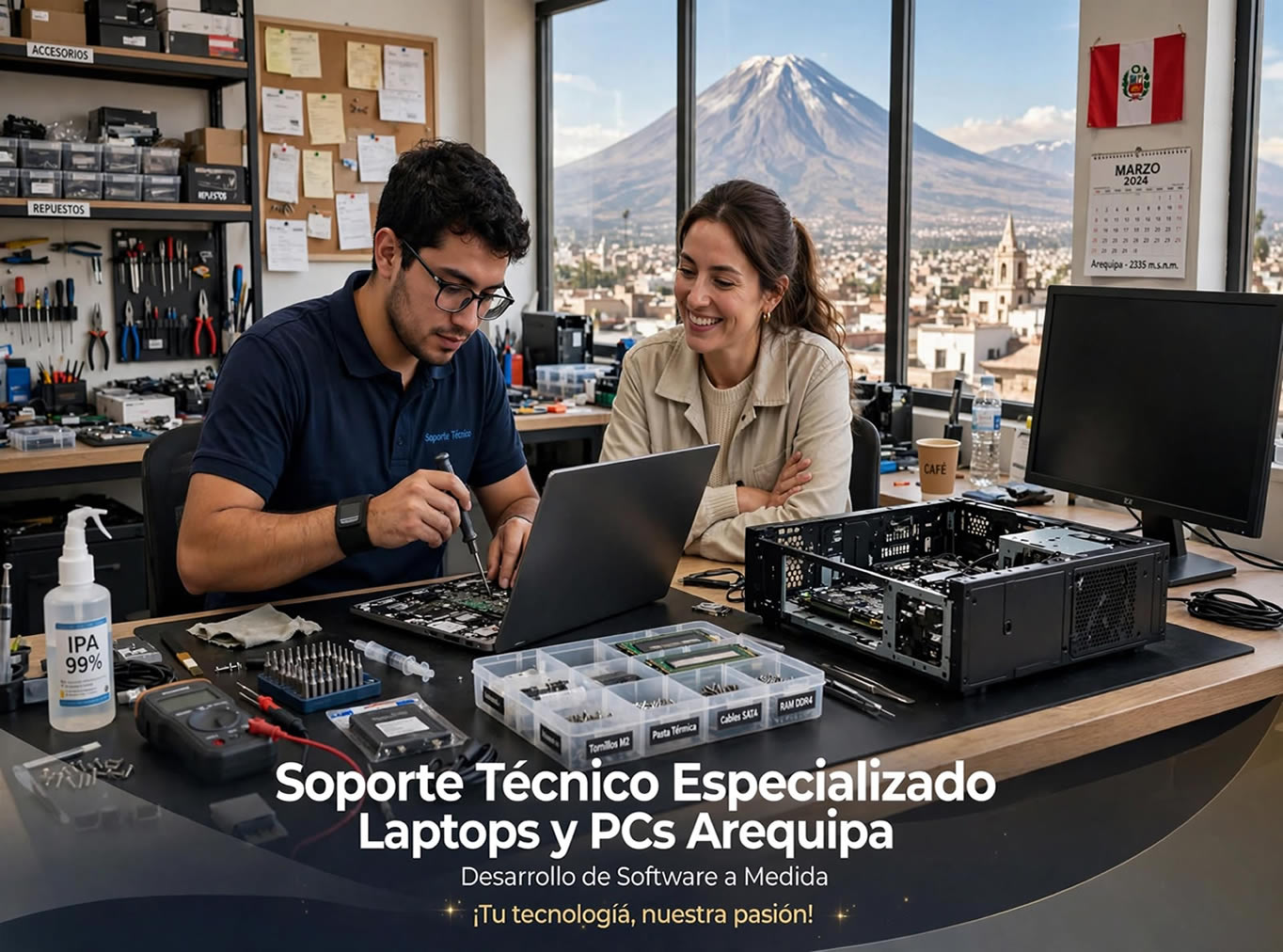 Reparación y Mantenimiento de PCs - Soporte Técnico Especializado